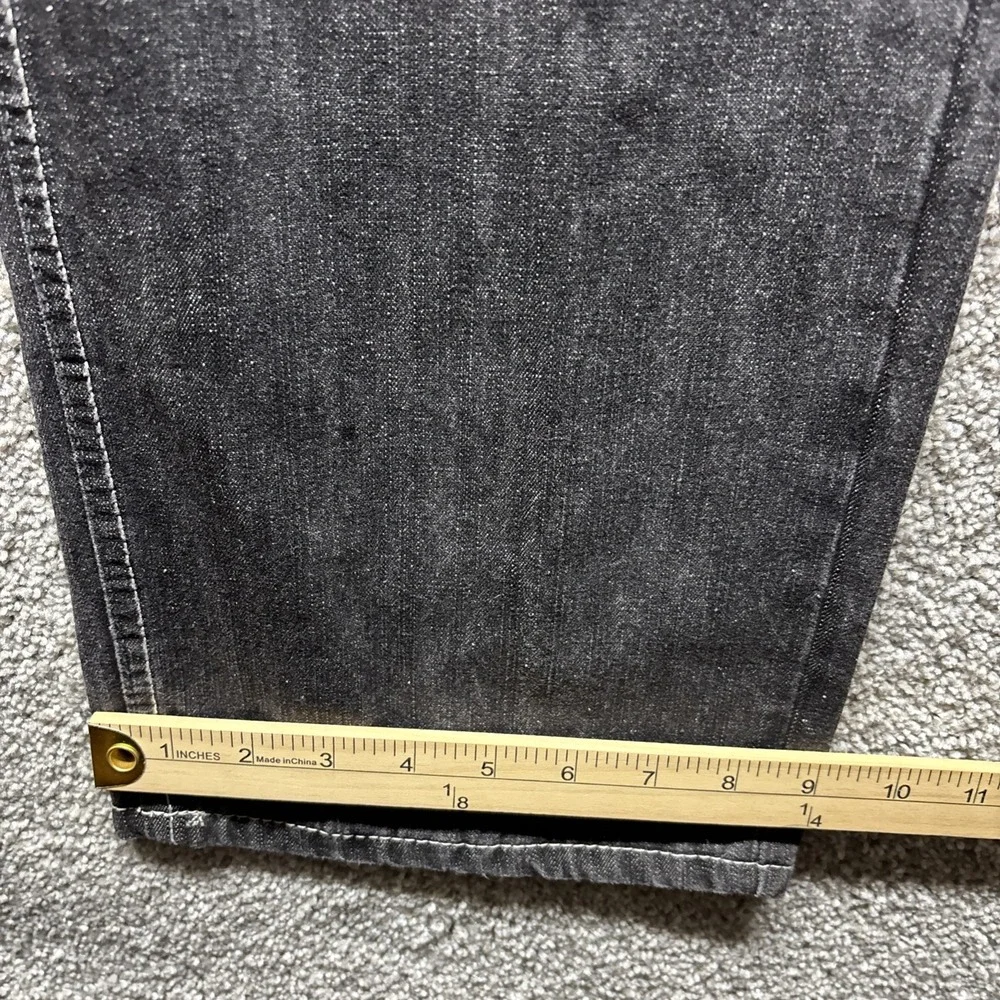 Vintage Southpole Jeans Mens 38x32 Black Denim Y2K Baggy Wide Leg Streetwear EUC